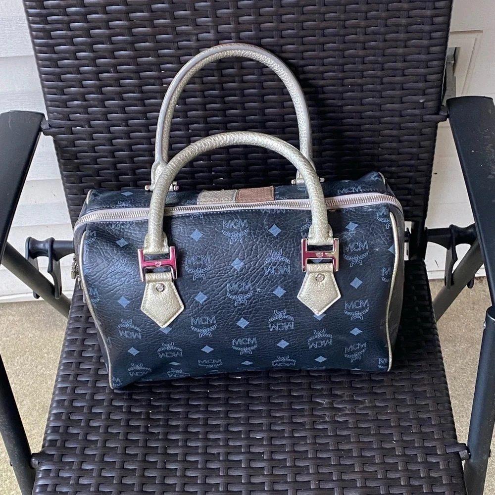 MCM Black and Multicolor Women's Bag